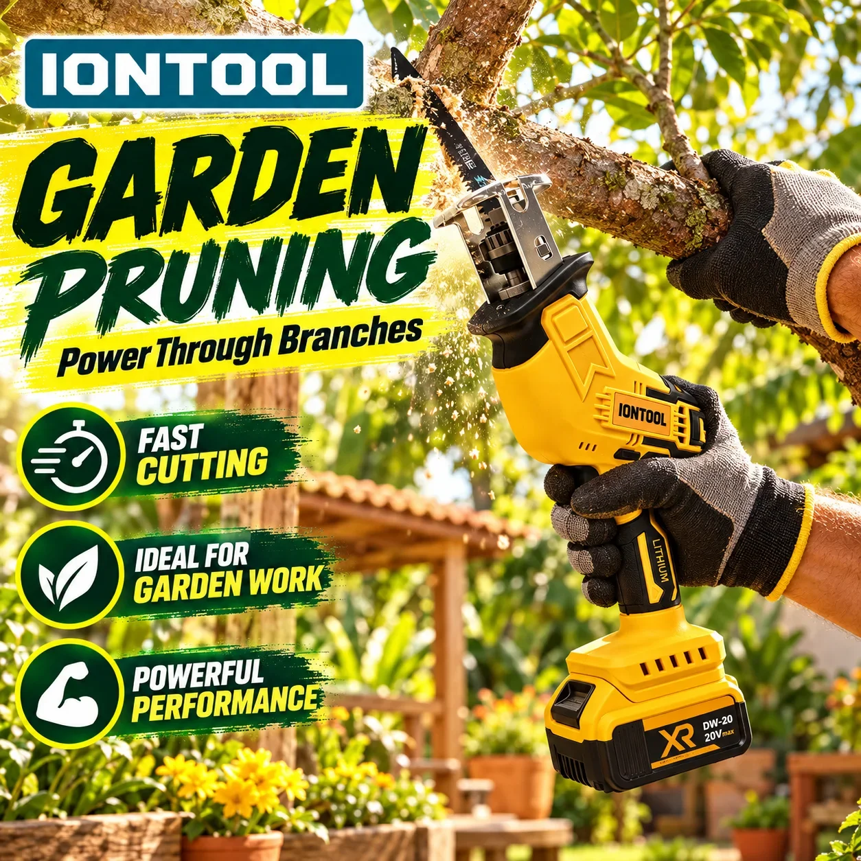 IONTOOL gele draadloze draagba - Cutting Board Foam recensie en prijs