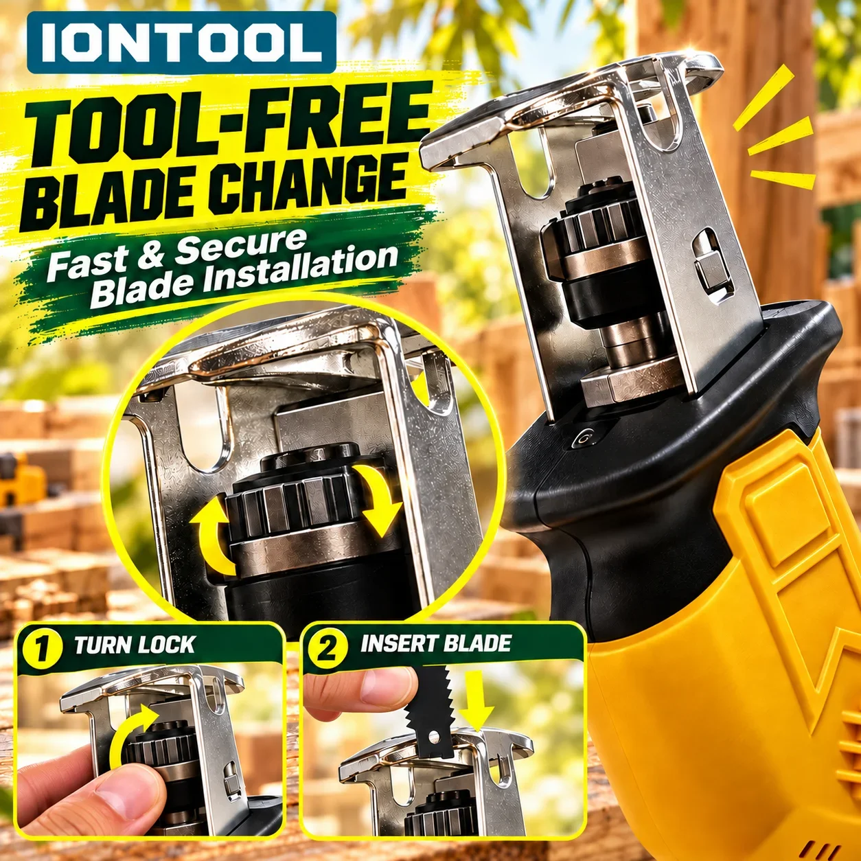IONTOOL gele draadloze draagba - Cutting Board Foam recensie en prijs