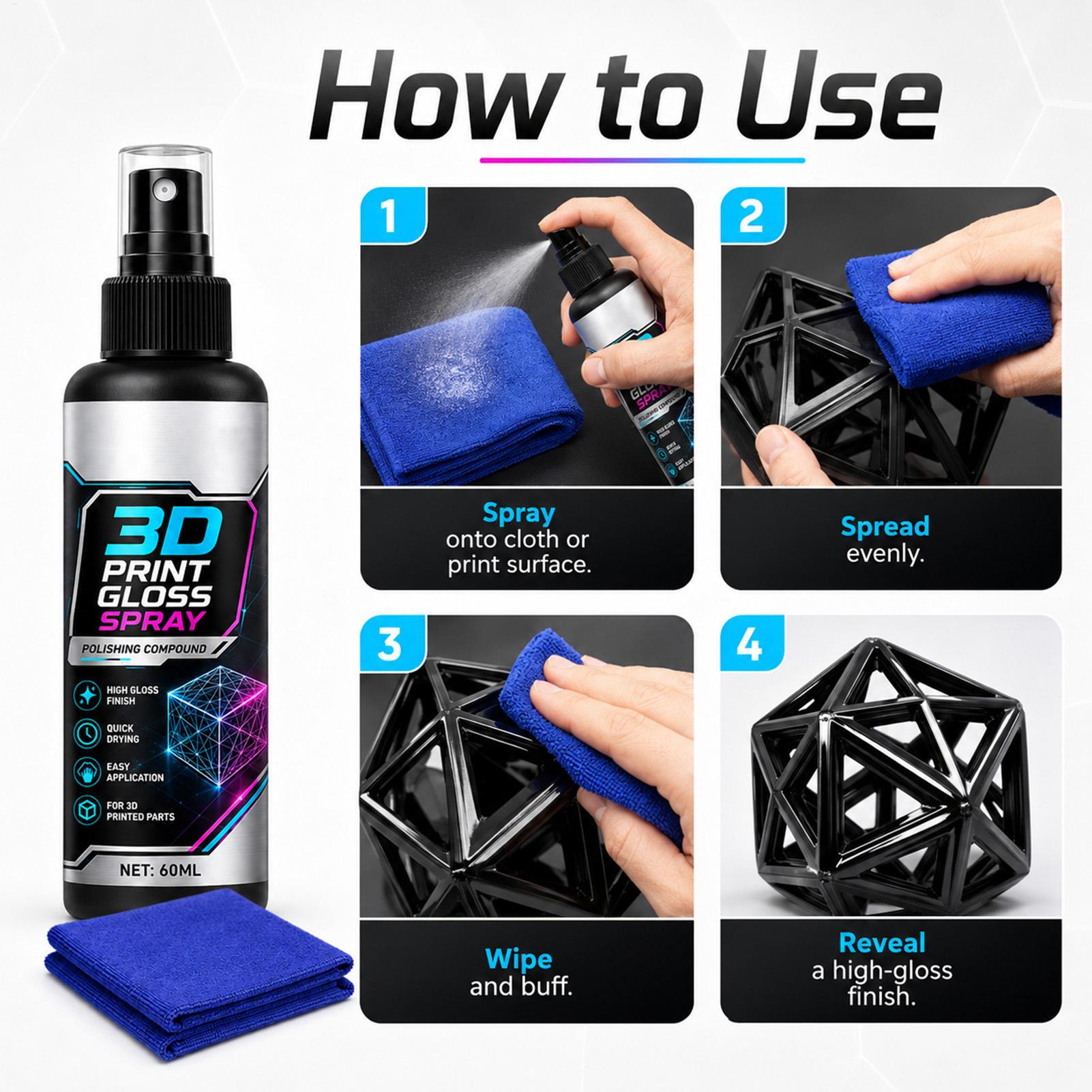 100ml 3D Print Glans Spray Sne - Misting Bottle Fine recensie en prijs